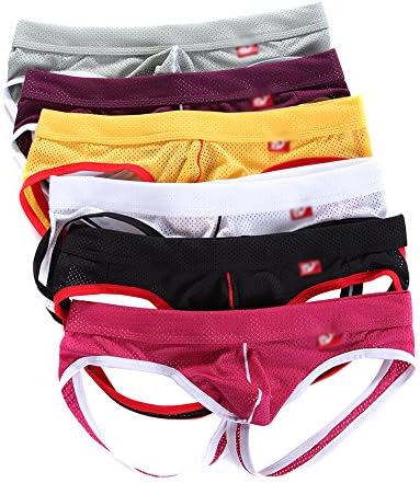 SIIKWORLD Mesh Supporter Jock Strap Pack of 6