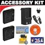 Deluxe DB ROTH Accessory Kit With Two(2) Spare LP-E5 Batteries + Charger For The Canon Digital Rebel XSI, XS SLR Cameras