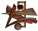Handcrafted,Modern,stunning , exotic and geometric Wrought Iron Metal sculpture Wall Decor Art - $5.49 S&H Only