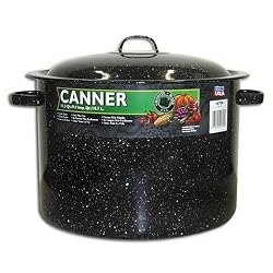 Granite Ware 11.5 quart canner and rack.