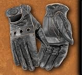 New Genuine River Road Outlaw Vintage Mens Motorcycle Riding Gloves / Size Large / Pt # 091819