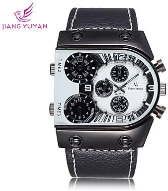 XXL Brand V6 Watches Men Cycling Sports Watch Casual Trusty Waterproof Hardlex Quartz PU Leather Straps Wristwatches