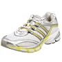 adidas Women's Supernova Glide Running Shoe,White/Silver/Lemon,7 M