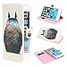 iPhone 6 Plus (5.5 inches) Case , Leathlux Painting Art Style Totoro Design Magnetic Wallet PU Leather Stand Case Cover for Apple iPhone 6 Plus (5.5 inches)