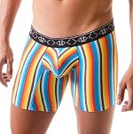 Mundo Unico Multi Stripe Long Leg Boxer