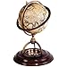 Terrestrial Globe w Compass in Brown