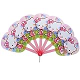 Hello Kitty Foldable Hand Fan - Lollipop Garden