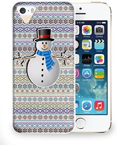 OOFIT iPhone 5 5s Case - Two Cute Snowmen