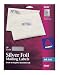 Avery Silver Foil Mailing Labels for Inkjet Printers, 3/4" x 2-1/4", Pack of 300 (8986)
