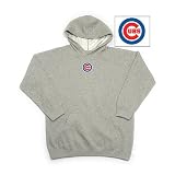 Chicago Cubs MLB JV Youth Pullover Hooded Sweatshirt For Kids (Heather)