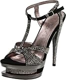 Pleaser Womens Fascinate-650/BS/PCH Platform Sandal Sandal