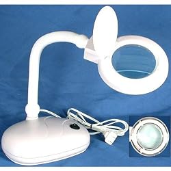 Table Magnifier Lamp 3.5" lens 5X Power