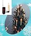 Set of 10 LED Battery Operated Remote Control Magnetic Candle Christmas Lights
