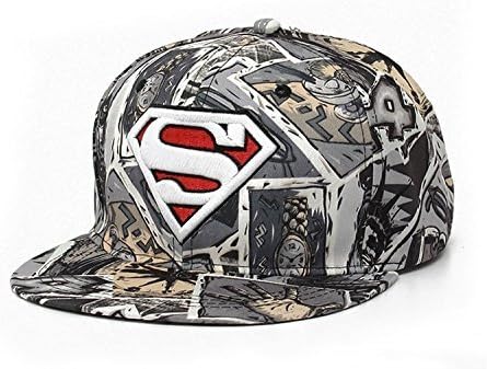 2017 Statue of Liberty Hip-Hop Style Baseball Cap Superman GRAY GREY Men Women Fashion