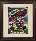 Illinois Fighting Illini vs UCLA Bruins Vintage Program Art (Framed) - 1947 Rose Bowl
