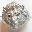 14K White Gold Black and White Diamond Man's Ring