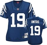 Johnny Unitas Baltimore Colts Women's Premier Throwback Player Jersey - XX-Large