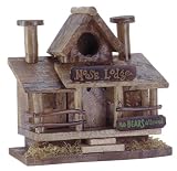 MOOSE LODGE WOOD BIRDHOUSE