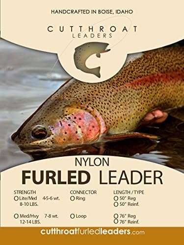 Furled Nylon Leader for lite lines. 3,4 &amp; 5