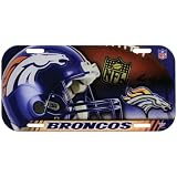 Denver Broncos - Collage High Definition License Plate, NFL Pro Football