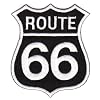 Aufn�her B�gelbild Iron on Patches Applikation Route 66 Biker Usa