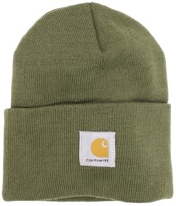 Carhartt Men's Acrylic Watch Hat,Army Green,One Size