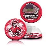 NCAA Crystal Magnet with Stadium and Logo Image on Bottom (Set of 2)