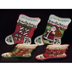Click here to buy Portmeirion A Christmas Story Stocking Plates S 4.
