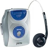 JWIN JX-B32A AM/FM Stereo Cassette Player with Bass Boost (JWIN JXB32A)