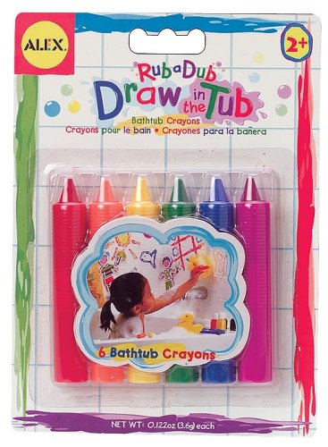 Childrens Toyshop  Toys : Cuckoo Alex Rub a Dub Draw in the Tub Crayons bath toy