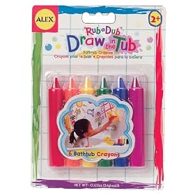 Cuckoo Alex Rub A Dub Draw In The Tub Crayons Bath Toy