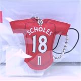 オフィシャルマンチェスターユナイテッド ユニフォームチャーム(No.18 スコールズ)