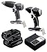 Panasonic EYC108LR Cordless, Battery Powered, Rechargeable 14.4V Hammer Drill / Impact Driver Combo 