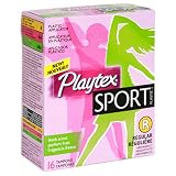 Playtex Sport Tampon Regular Scented 16 ct (Pack of 3)