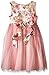 Laura Ashley London Girls' Brocade Bodice Tulle Party Dress