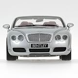 BENTLEY CONTINENTAL GTC in SILVER Diecast Model Car in 1:18 Scale by Minichamps