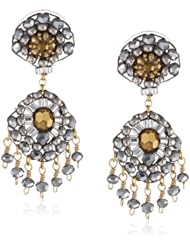Miguel Ases Pyrite Small Touch of Sparkle Drop Earrings