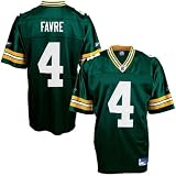 Reebok - Reebok NFL Equipment Green Bay Packers #4 Brett Favre Green Replica Football Jersey
