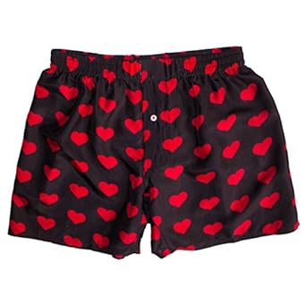 Silk Heart Boxers by ROYAL SILK - Valentine's Day - Red on ...