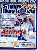 Sports Illustrated September 2, 2002 Randy Moss/Minnesota Vikings, NFL Preview, Cal Ripkin Baseball League, Oakland A's, Ray Lewis/Baltimore Ravens, Jeff Gordon