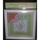Shadowbox Handprint Kit for Girl or Boy by C.R. Gibson