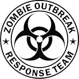 Zombie Outbreak Response Team Black Die-Cut Vinyl Decal Sticker