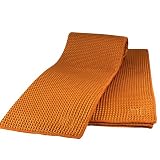 MU Waffle Microfiber Dish Towel, Set of 2 in Rum