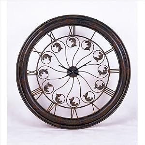 Wellington Iron Clock - Verdi (40in Dia)