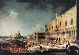 6 x 4 Greeting Card Canaletto Arrival of the French Ambassador in Venice
