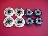 Hyper Kryptonics Inline Hockey wheels 68mm & 76mm Hi-Lo set