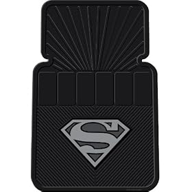 Silver Superman Floor Mat