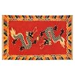 EXP 5' x 2'6" Hand-Knotted Tibetan Drumse Dragons Wool Area Rug