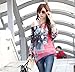 DaySeventh Womens Batwing Dolman Sleeve Shirt Chiffon Flowers Tops Blouse