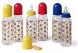 Reer 6er Flaschenset Babyflasche 250 ml incl. Sauger
